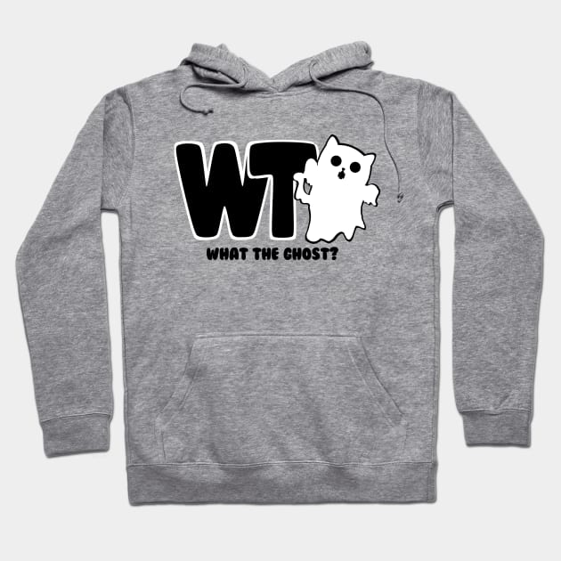 What The Ghost? Logo - Dark Hoodie by Rusty Quill